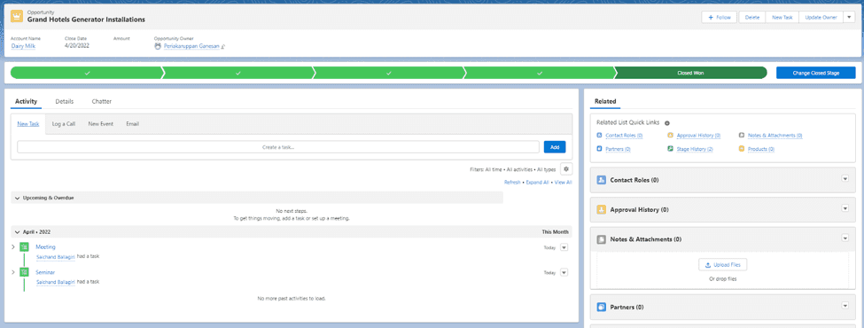 Notify Task Owners when Opportunity is Closed using a Flow