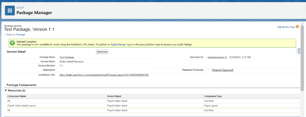 UNMANAGED PACKAGES